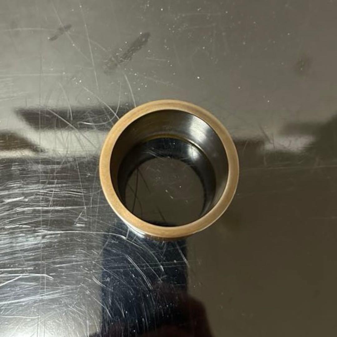 銀彩楓に青海波唐銅蓋置　茶道具懐石茶箱鵬雲斎坐忘斎淡々斎即中斎棗水指茶碗棗茶杓