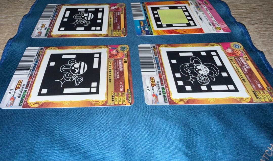 ワンピースARカードダス ナミ 4種カード