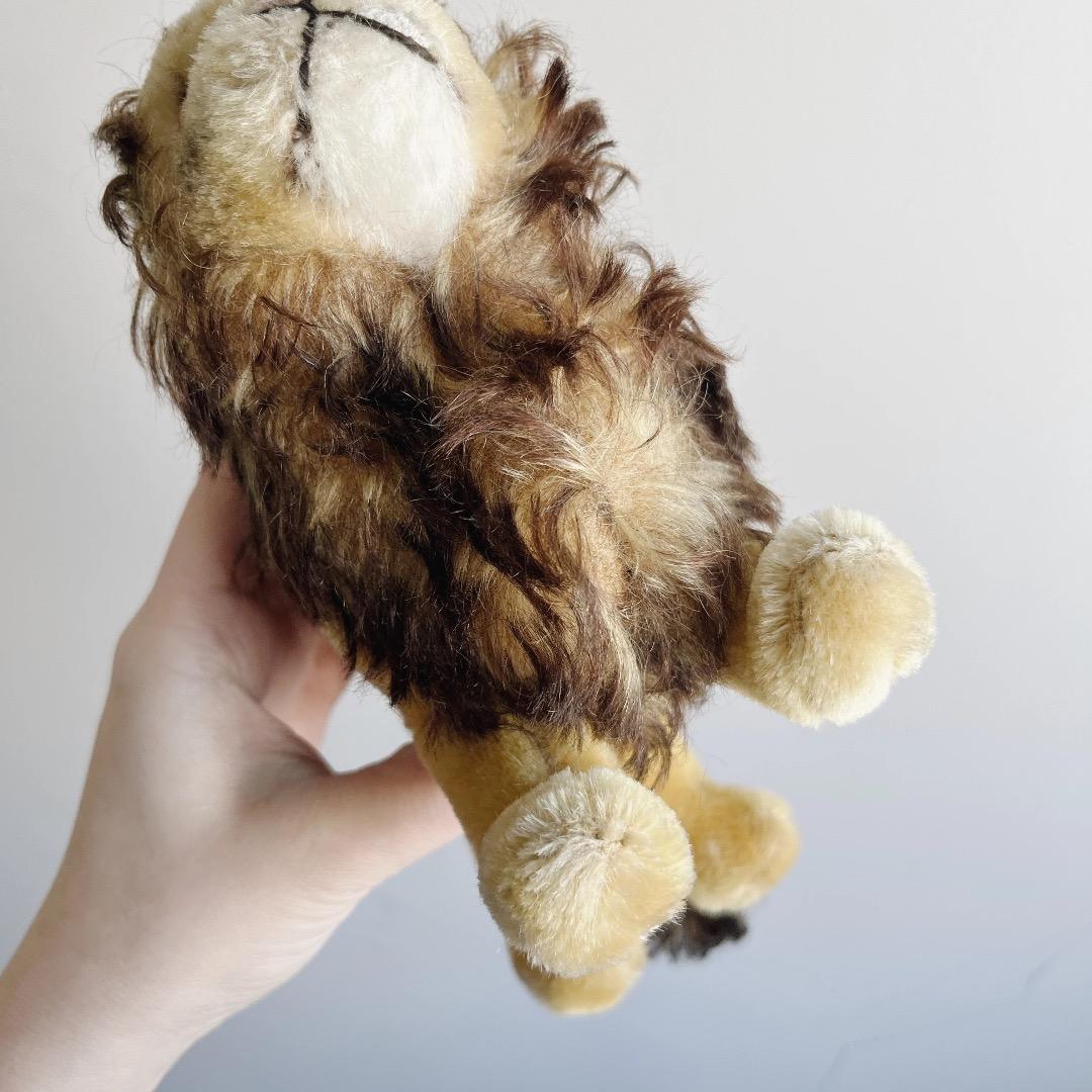 アンティーク雑貨 vintage lion plush toy