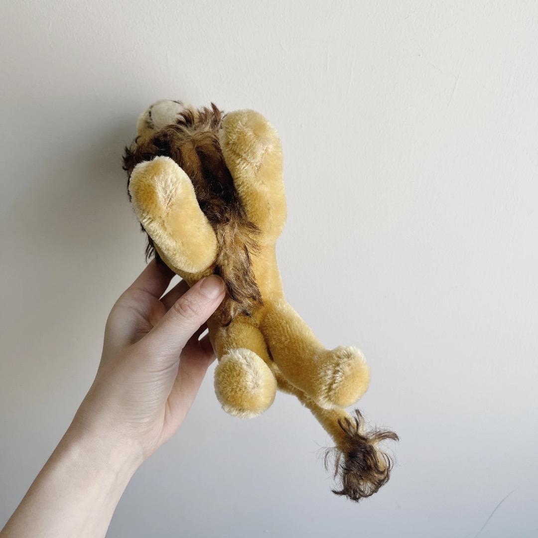 アンティーク雑貨 vintage lion plush toy