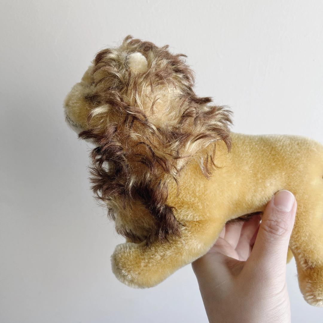 アンティーク雑貨 vintage lion plush toy