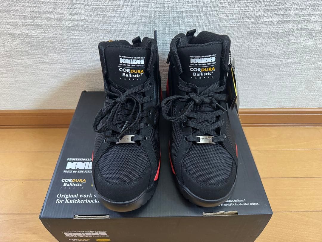 KNICKS ニックス 安全靴CORDURA 26.5 新品未使用　レッド