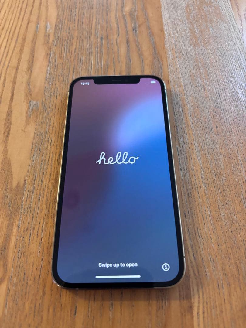 iPhone 12 ブルー　バッテリー100%