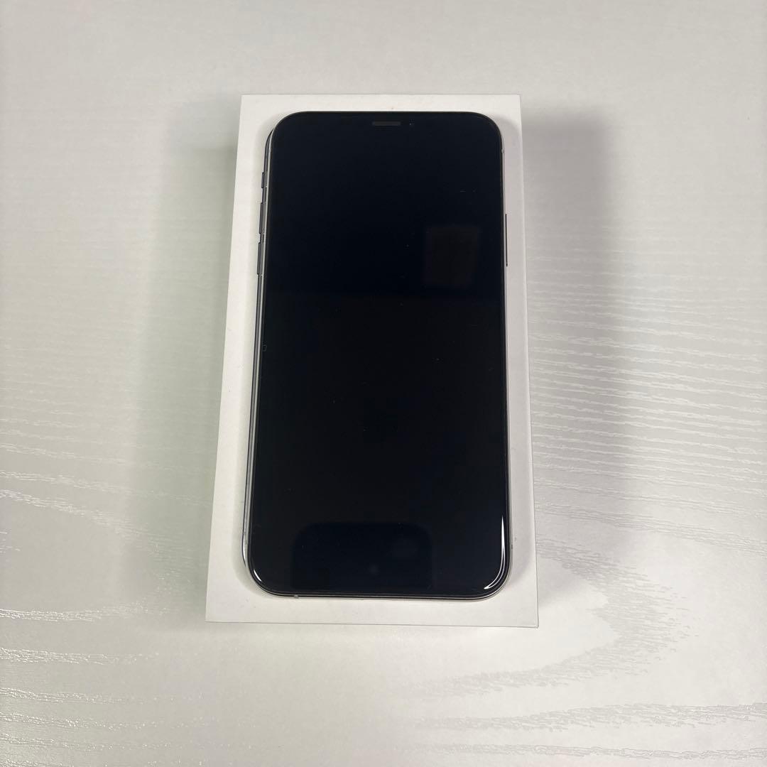 iPhone XS 64GB シルバー SIMフリー 動作良好 箱あり