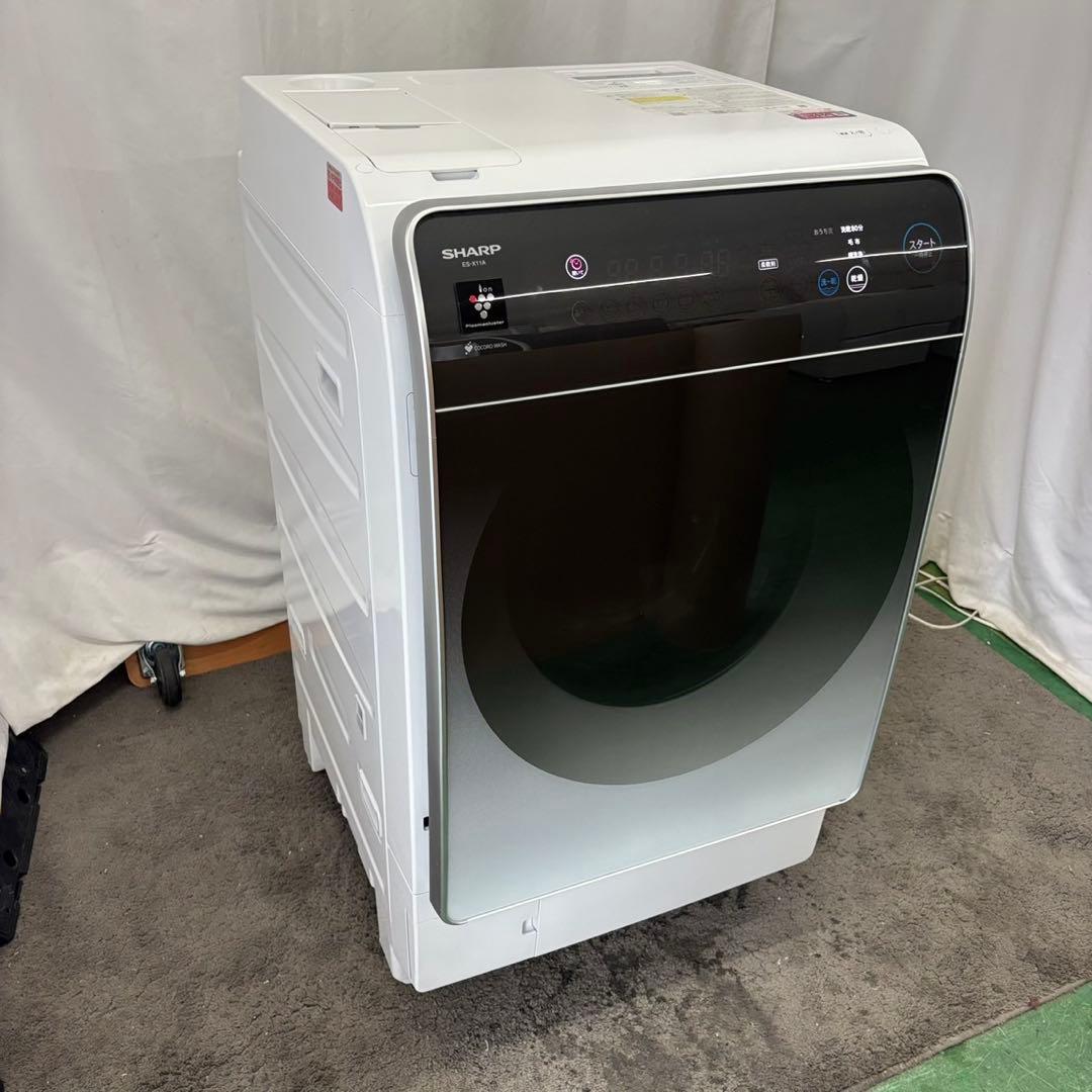 C89❤️　ドラム式洗濯機　SHARP　11キロ　乾燥　綺麗　安い　中古　設置無料
