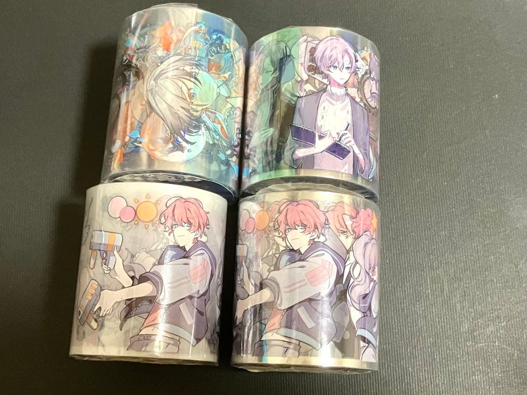 海外マステ 新品巻 4本 人物