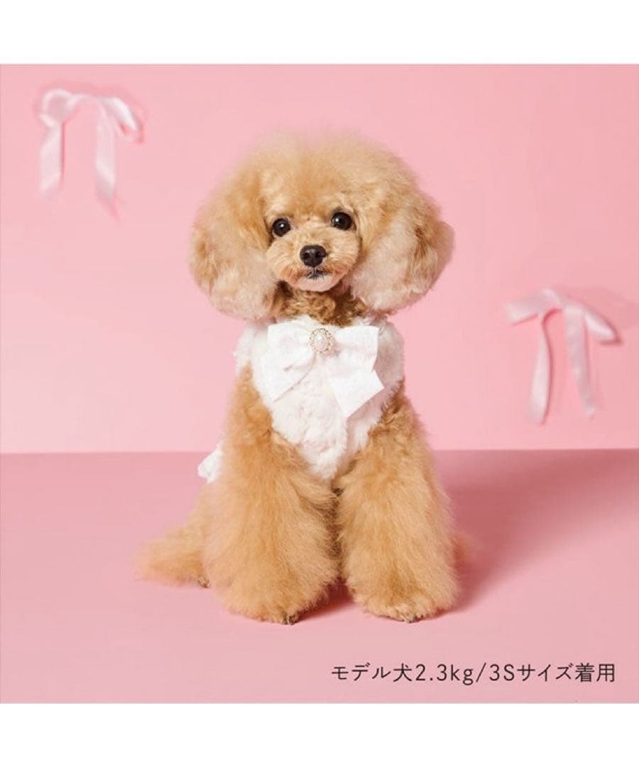 cherircouture パールリボン ベスト 3S.4Sセット