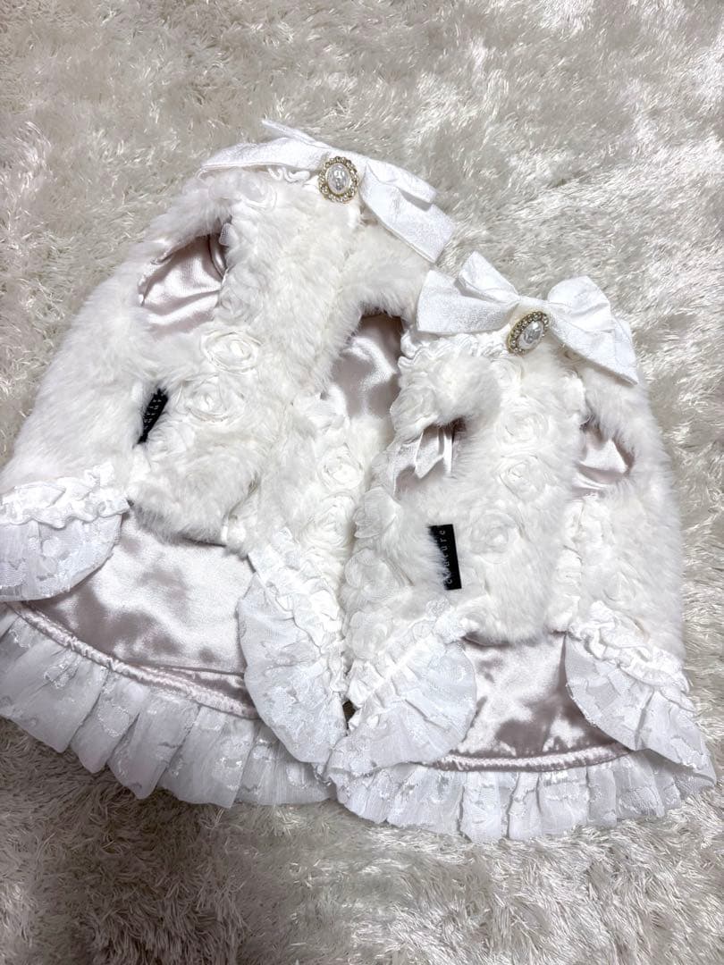 cherircouture パールリボン ベスト 3S.4Sセット