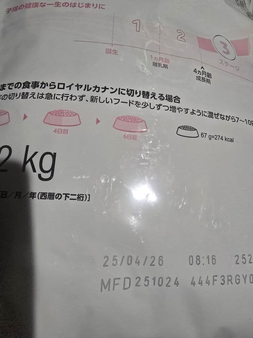 ロイヤルカナンキトン猫　2kg×2