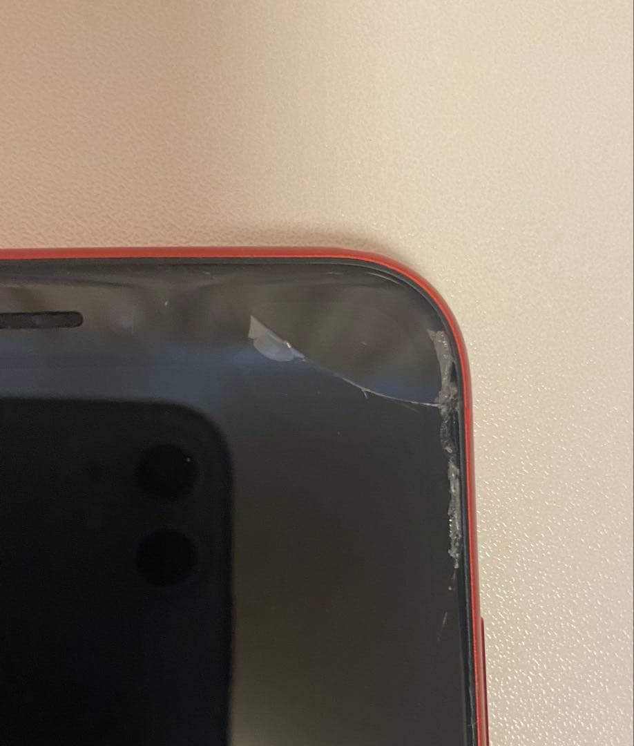 【画面割れ】Apple iPhone11 レッド
