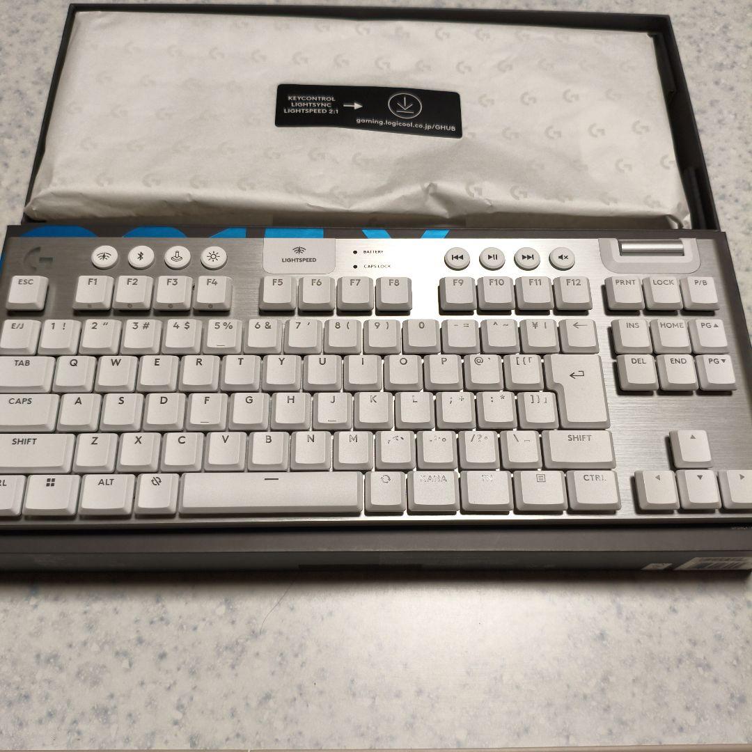 G915 X LIGHTSPEED TKL タクタイル　メカニカルキーボード