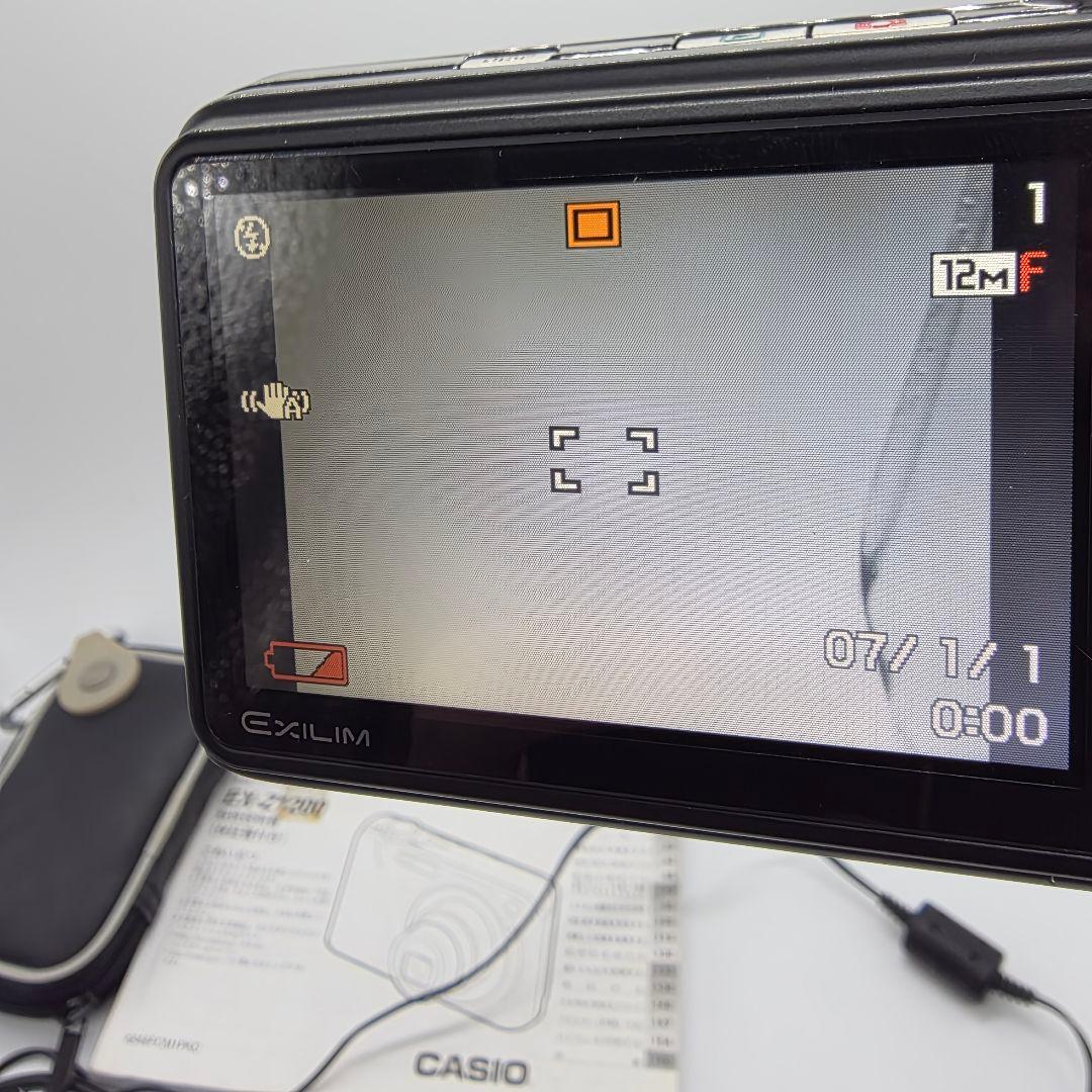動作確認済 CASIO EXILIM EX Z1200 ブラック デジカメ