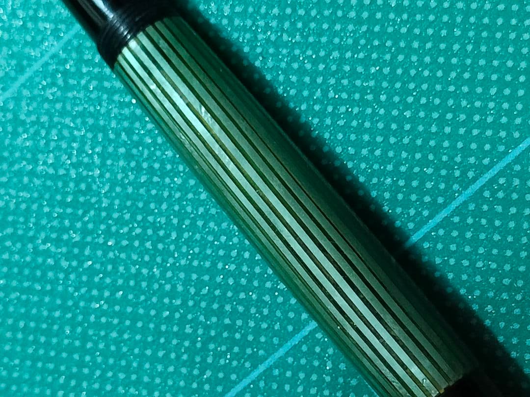 Pelikan　ペリカン　140　万年筆　EF　緑縞