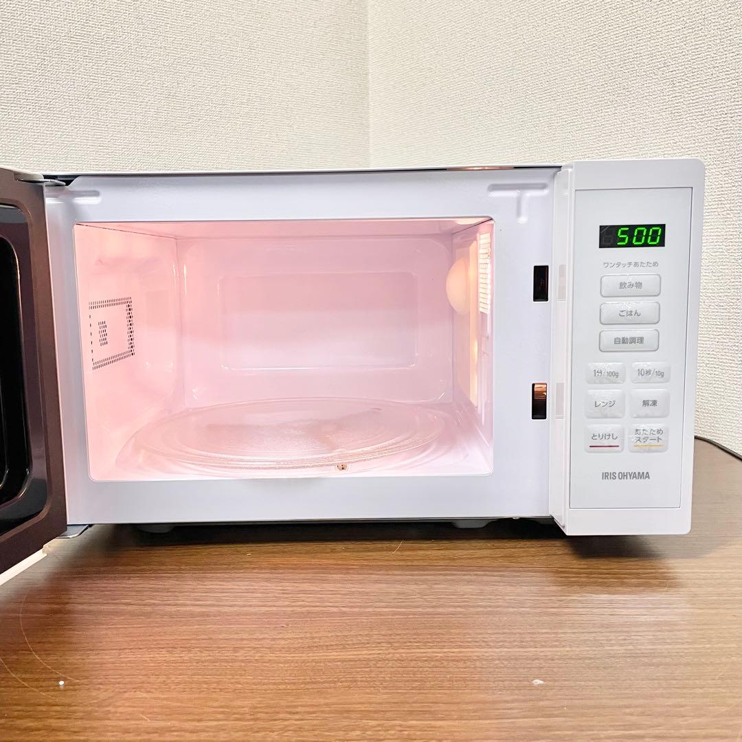 【良品】アイリス電子レンジ　IMB-T178-W　2024年製