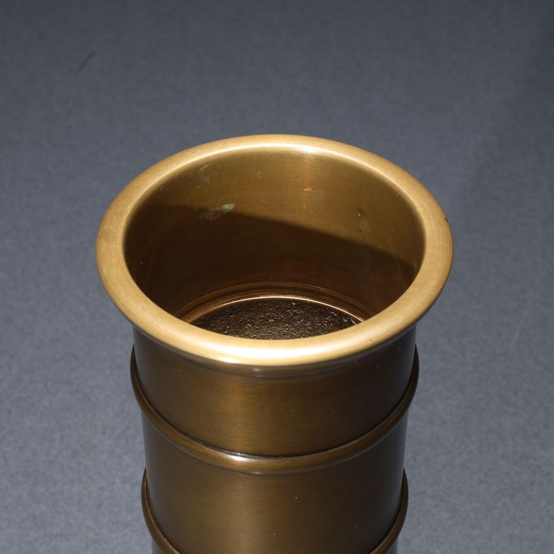 【茶道具】唐銅　皆具　秀峰　共箱　R1678ダ