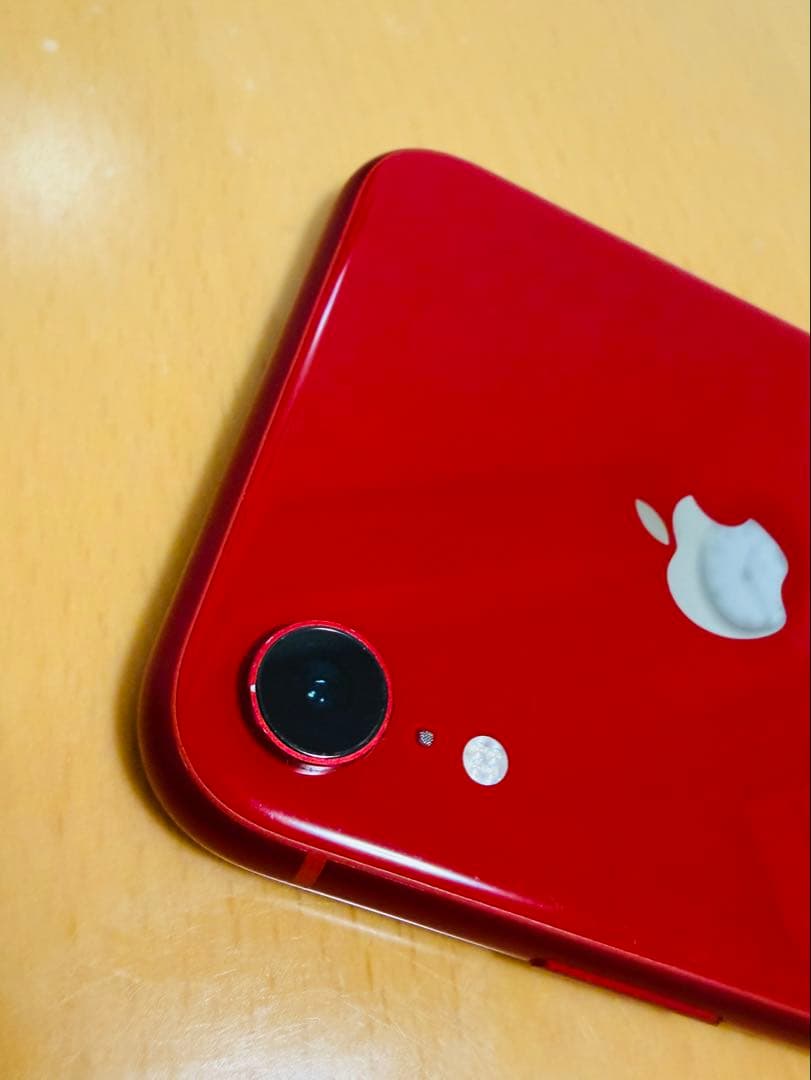 【中古美品】iPhone XR 128GB RED SIMフリー