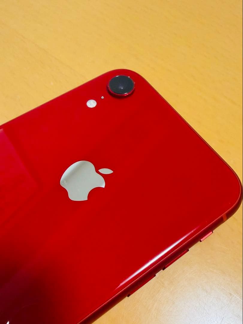 【中古美品】iPhone XR 128GB RED SIMフリー
