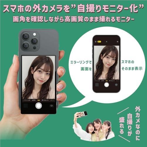 ケイヨウスマホ用自撮りモニター Camee (キャミー) iPhone専用 外カ