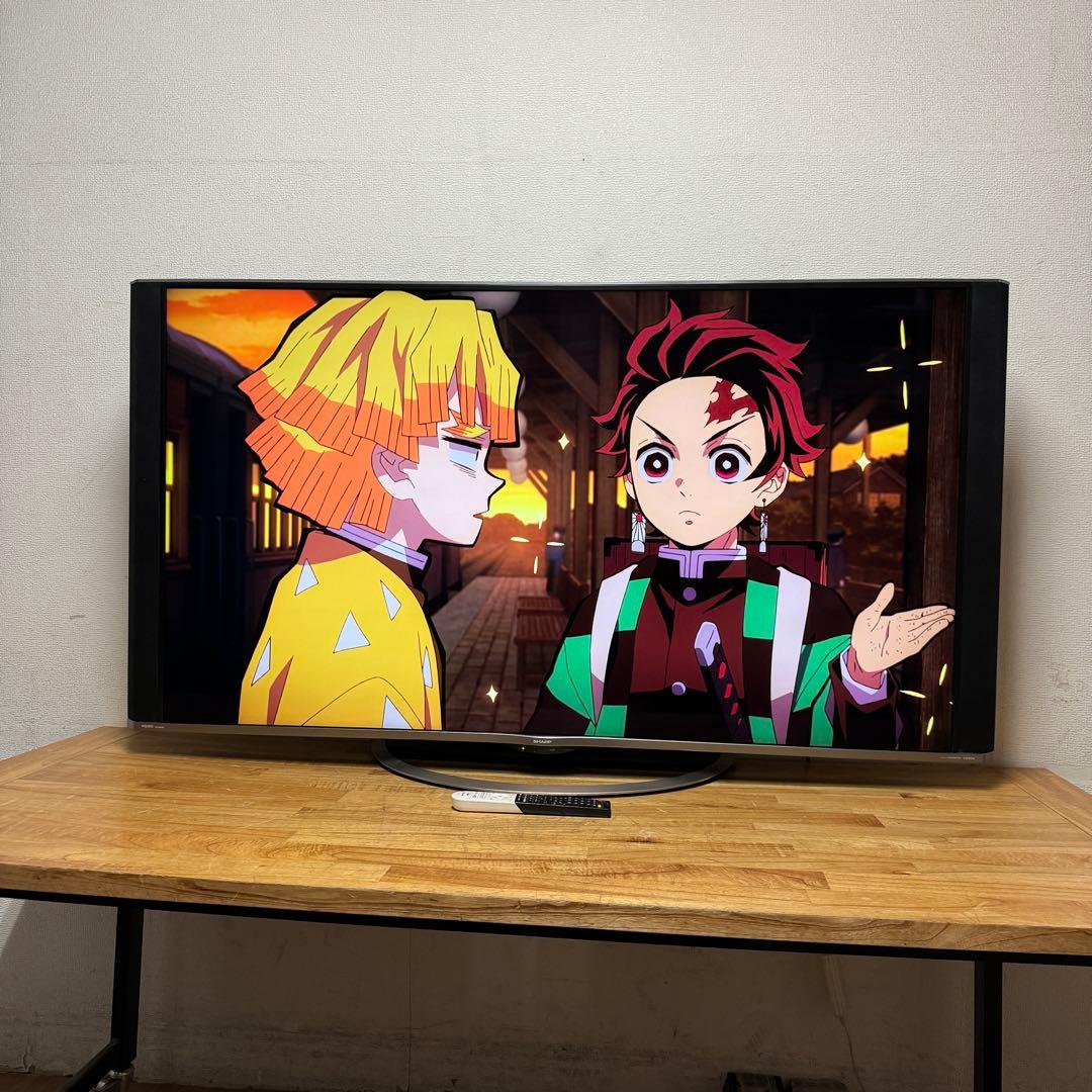 シャープ 60V型 4K 液晶テレビ AQUOS LC-60UH5 動画アプリ○