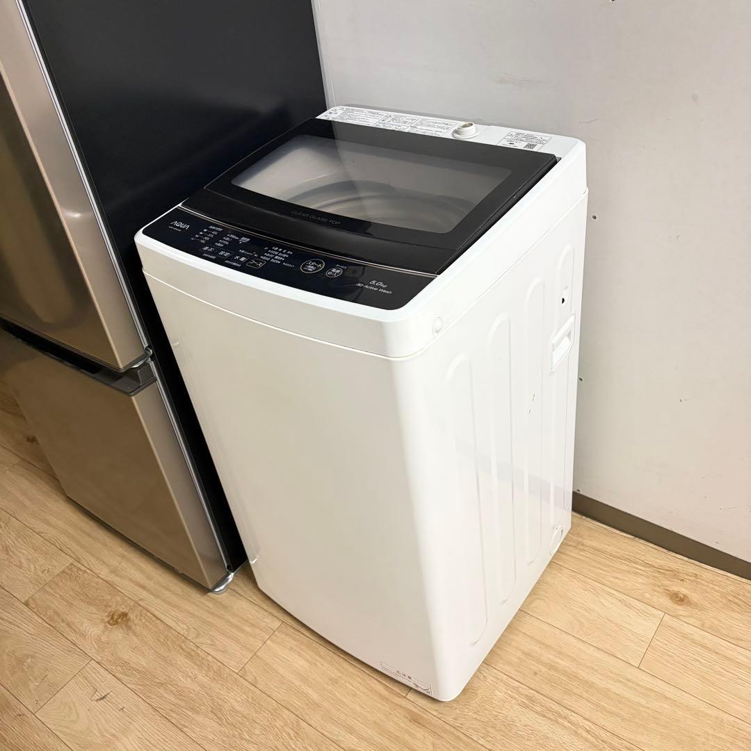 高年式シルバーとブラック1人暮らし家電セット❗️大阪、大阪近郊配送と設置無料20