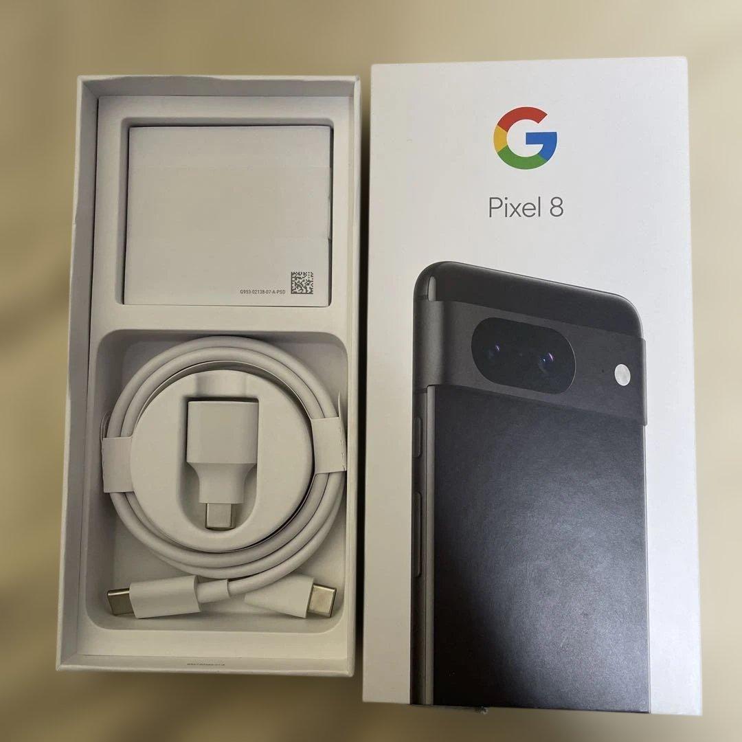 美品 google Pixel 8 128GB オブシディアン
