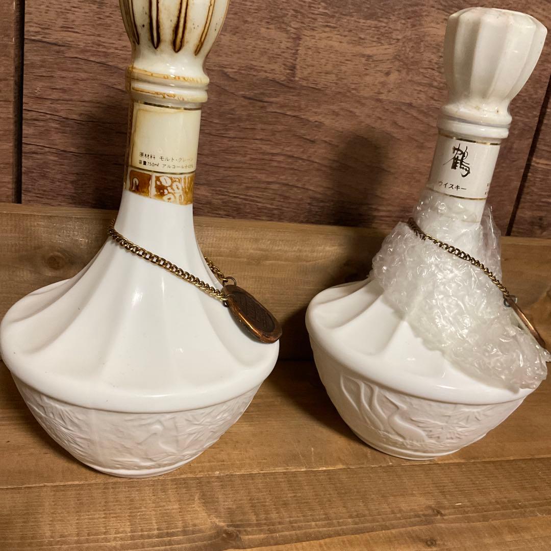 ニッカ鶴　陶器ボトル750ml 2本