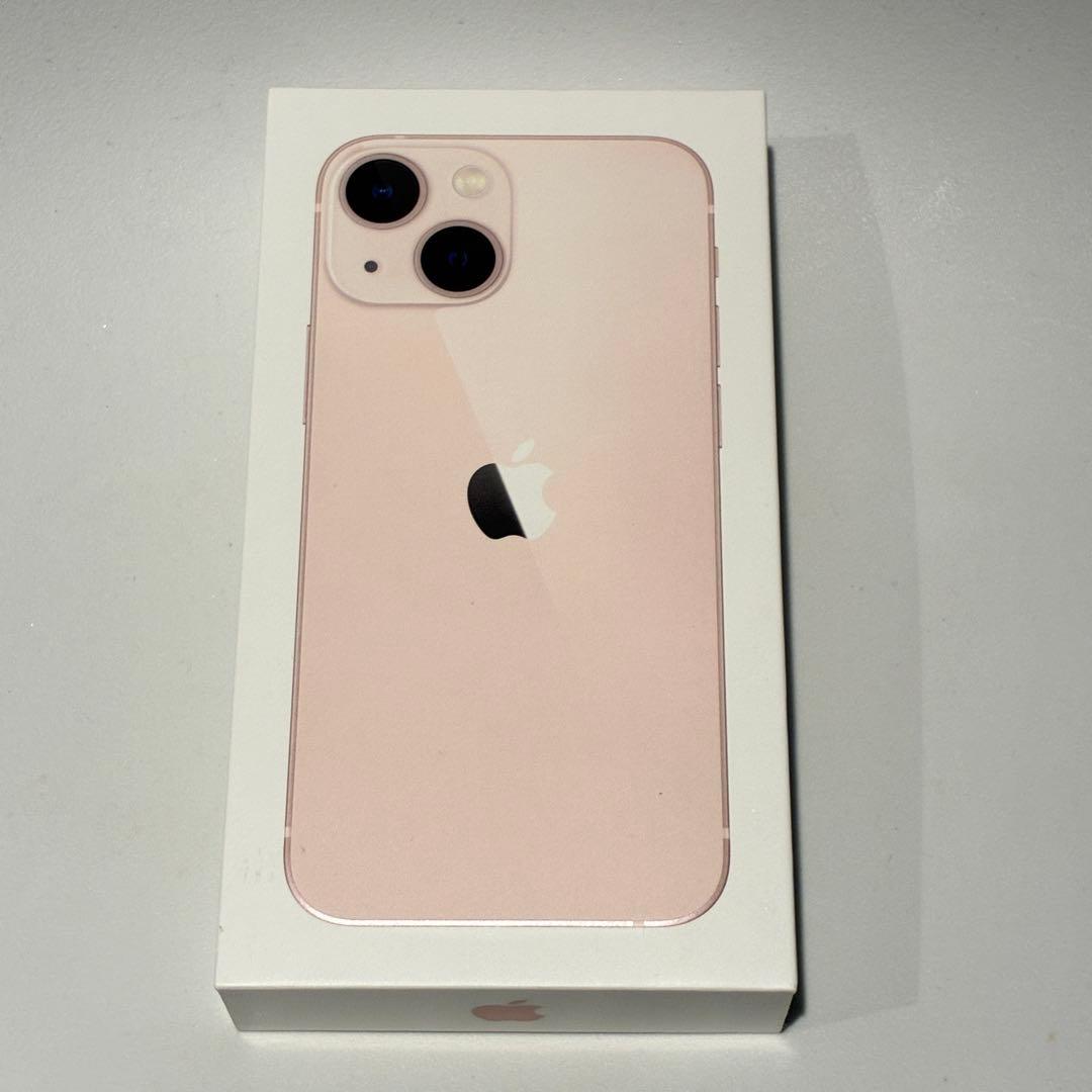 iPhone13 mini ピンク 256GB 本体/ケーブル/箱付 起動確認済