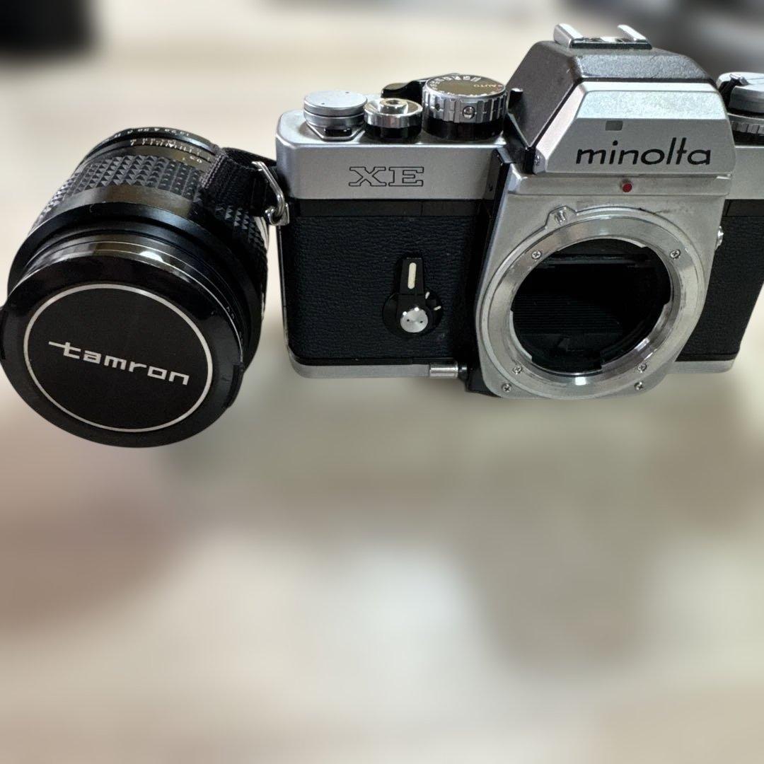 Minolta XE 一眼レフカメラ タムロンレンズ付き