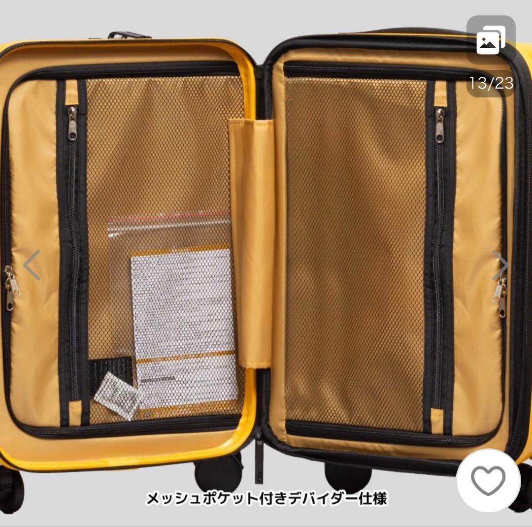 イエロー 36-43L キャリーケース 5LAKES&MT