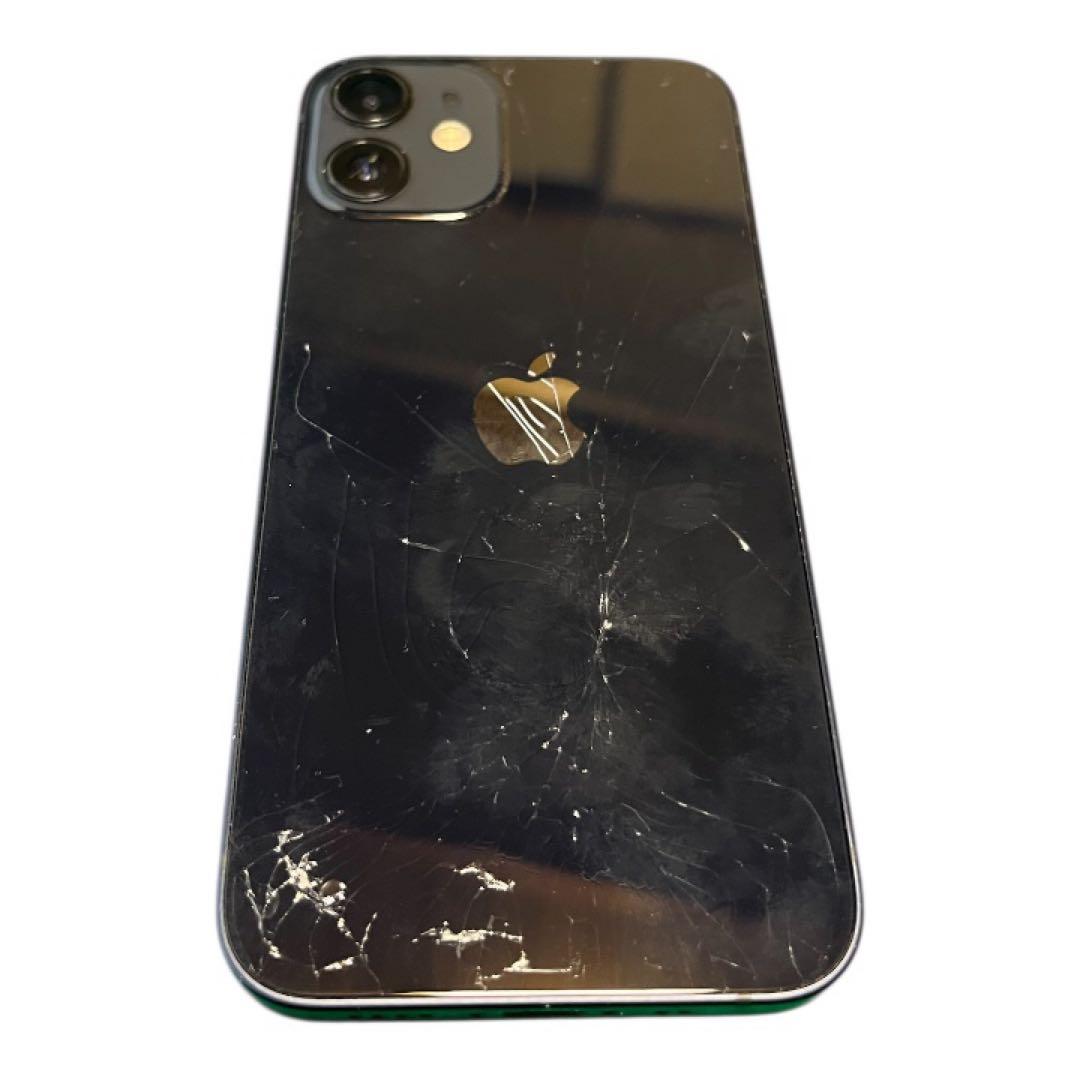 iPhone12mini 256GB ブラック箱付 動作品