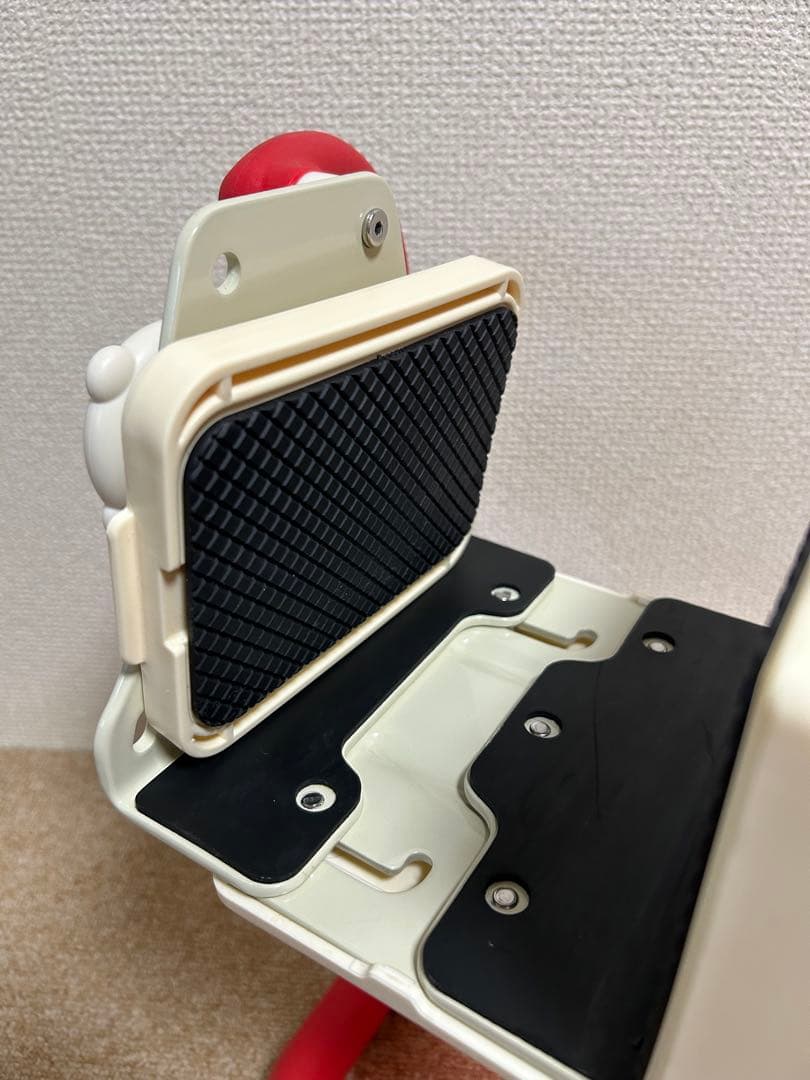 ☆美品☆ アロン化成 高さ調節付浴槽手すり レッド　安寿