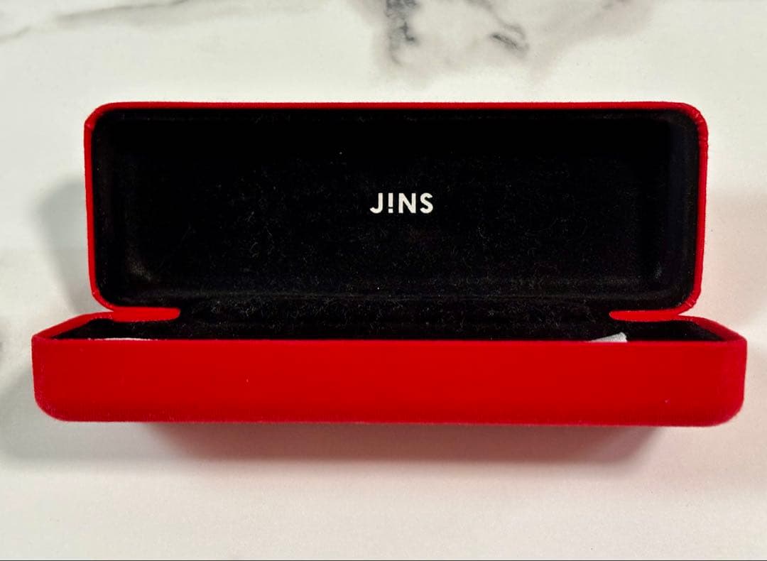 【JINS 】CLASSIC Bold 度付きメガネ ケース付き