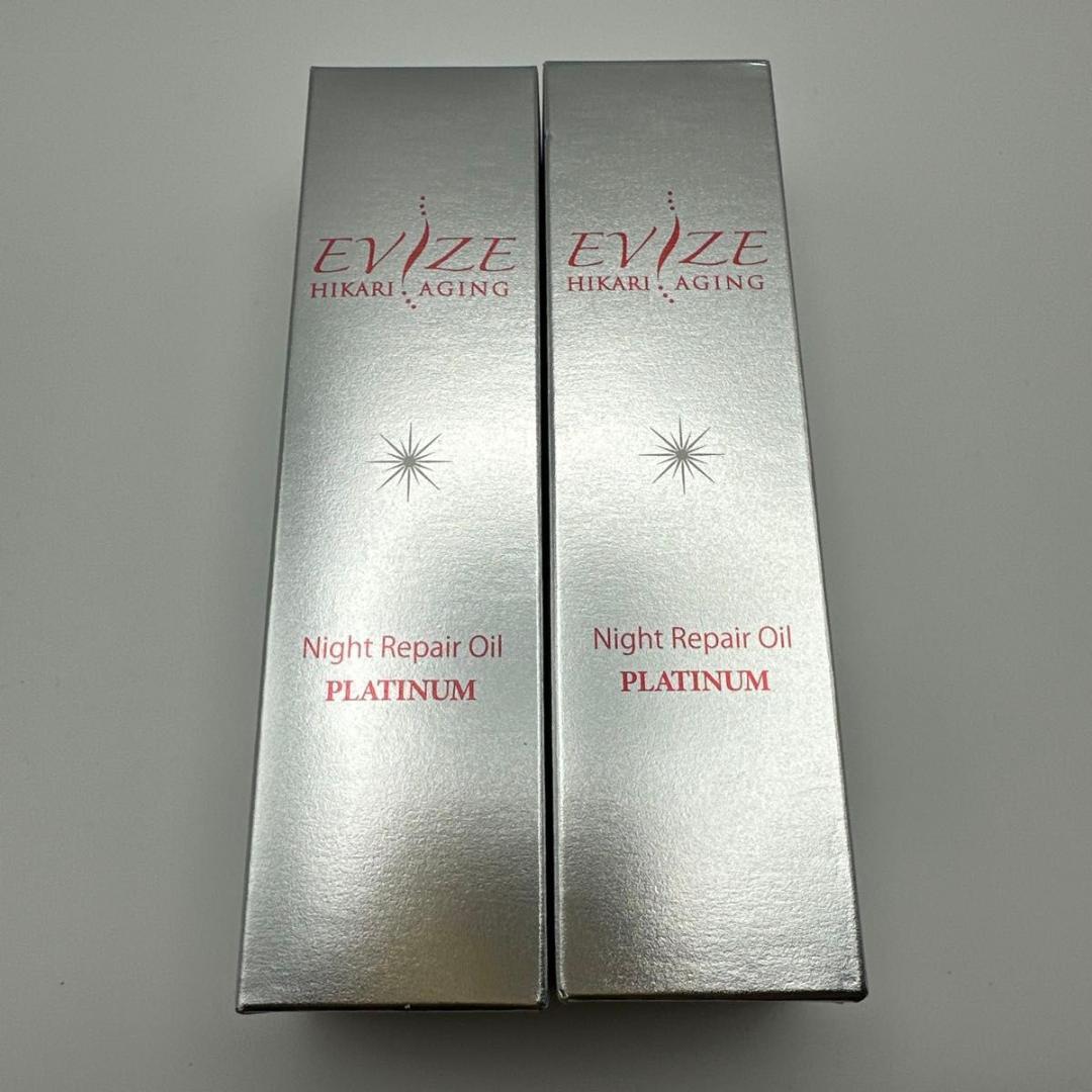 EVIZE エビーゼ ヒカリエイジング プラチナム ナイトリペアオイル