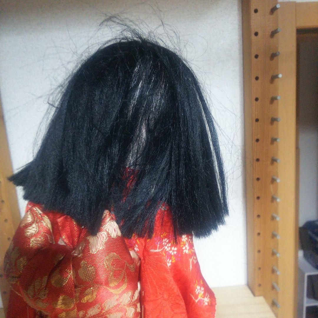 希少 古い 市松人形 12号 40cm位 昭和レトロ アンティーク 呪物 お守り