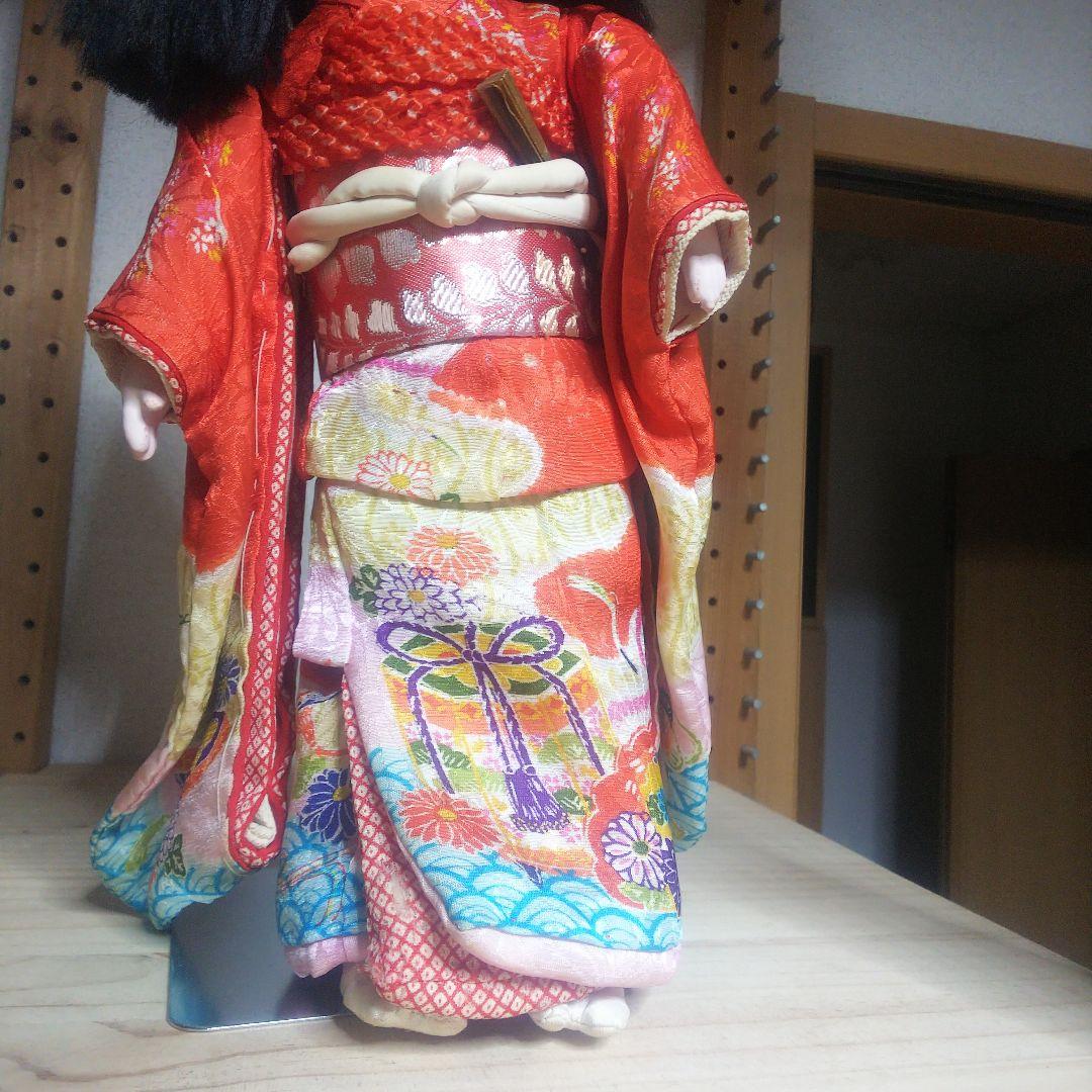 希少 古い 市松人形 12号 40cm位 昭和レトロ アンティーク 呪物 お守り