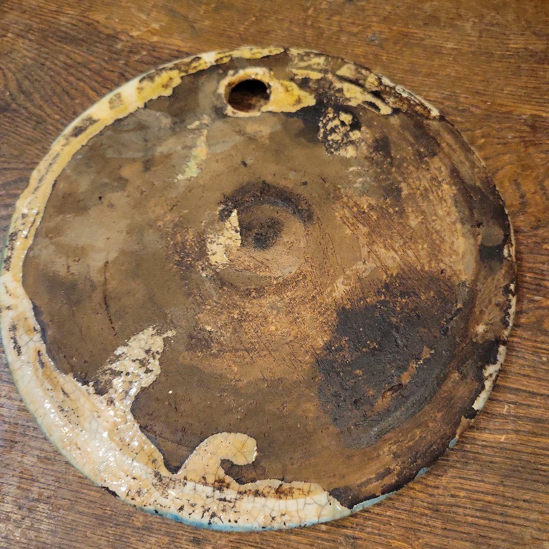イラン　みつばちタイル　Bee Tile みつばちの巣箱の蓋　アンティーク