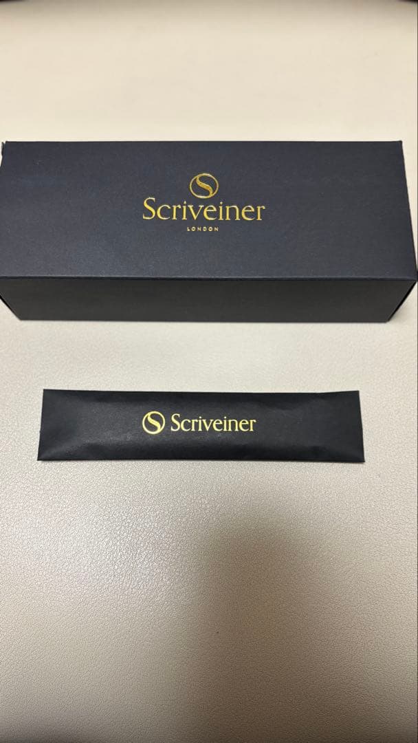 Scriveiner シャープペンシル　24金　本体ケース付き