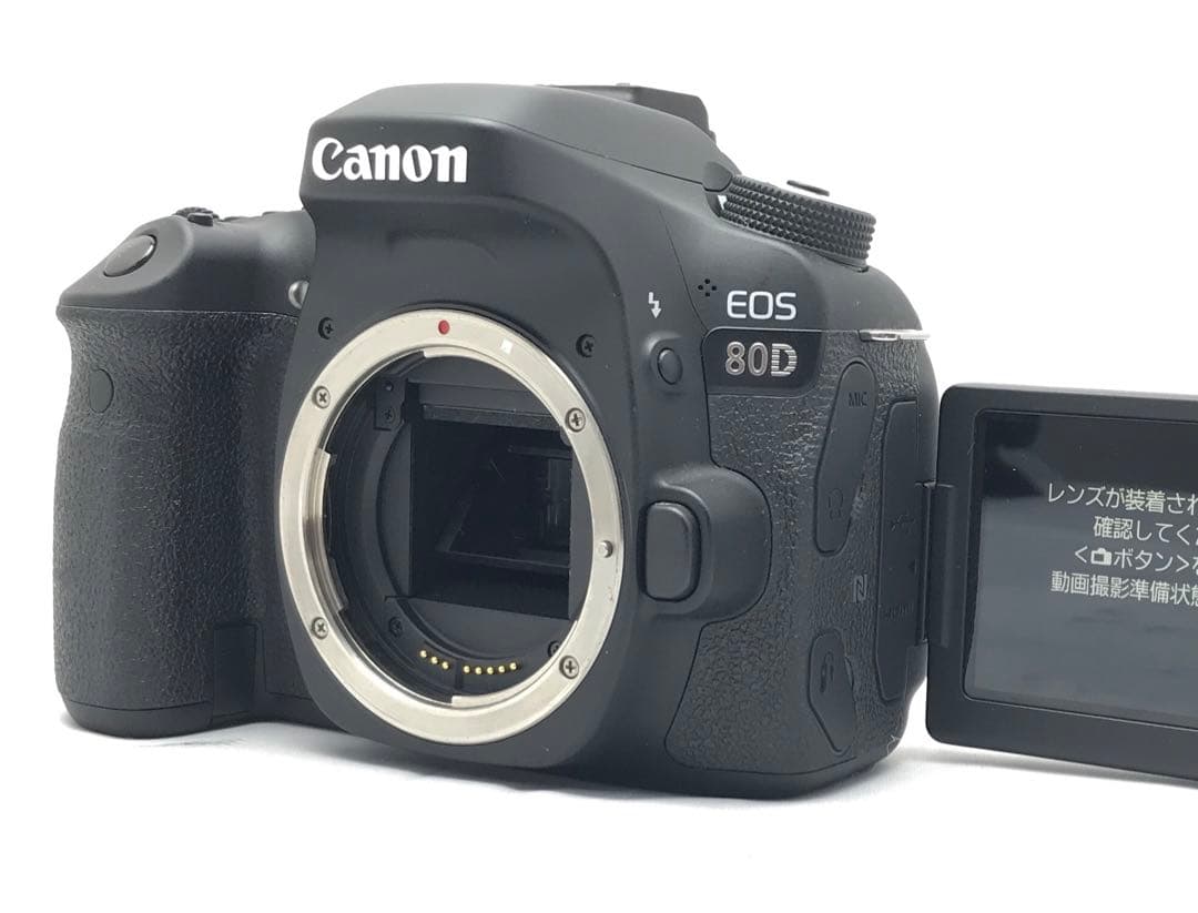 安心フルセット♪Wifi付き♪バリアングル♪Canon EOS 80D Wレンズ