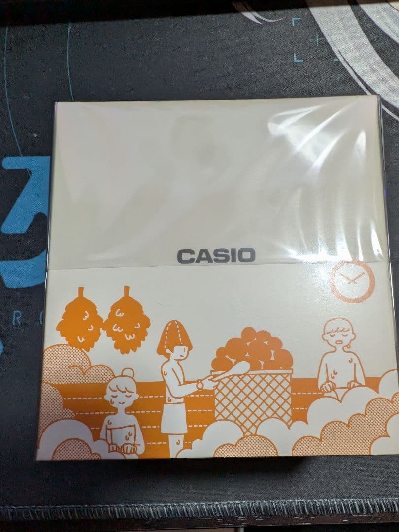 CASIO SAN-100H-1BJR サウナ時計 ブラック