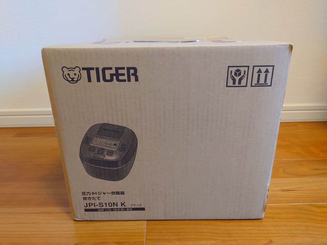 新品未開封 タイガー ご泡火炊き 圧力IH炊飯器 JPI-S10NK ブラック