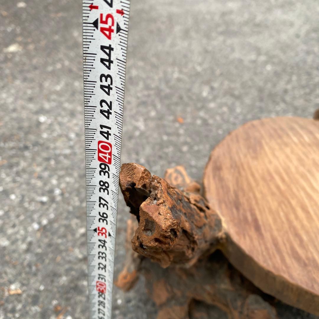 希少！時代物 天然木 根木 根卓 高卓 花台 香炉台 瘤 唐木 盆栽台 飾台