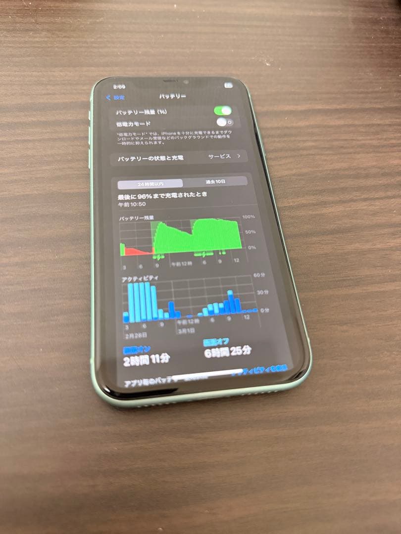 iPhone11 128GB グリーン