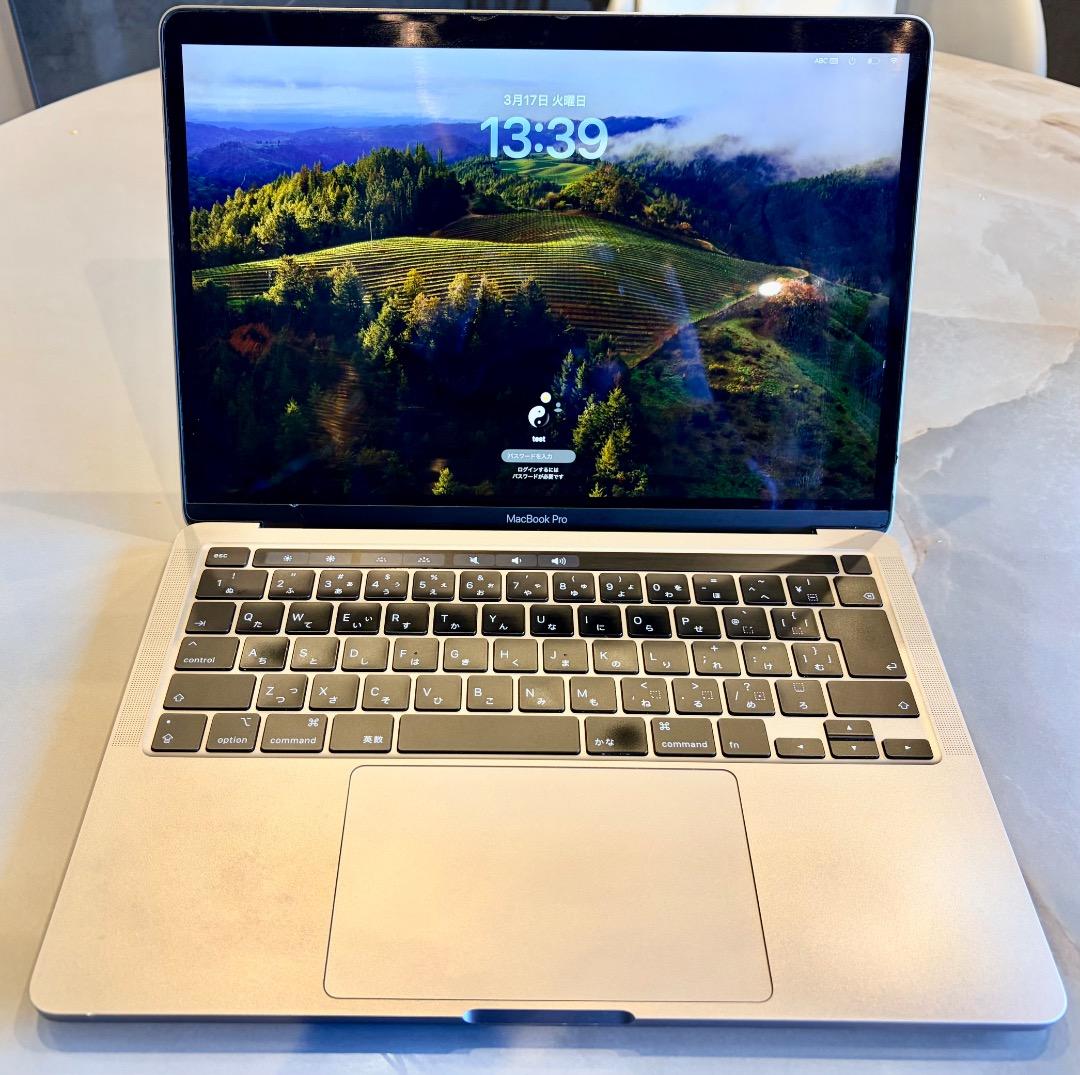 MacBook Pro13インチ2020 i7 16GB 1TB Intel最終
