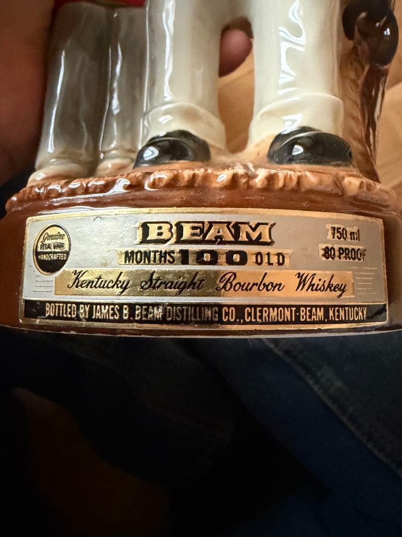 未開栓 Jim Beam ジムビーム 100 Months Old 陶器ボトル
