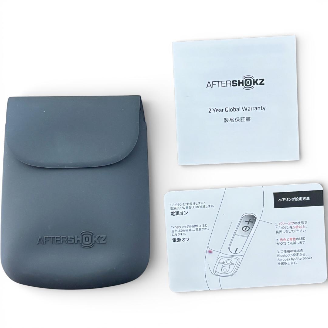 Shokz Aeropex AS800 骨伝導イヤホン スポーツベルト付
