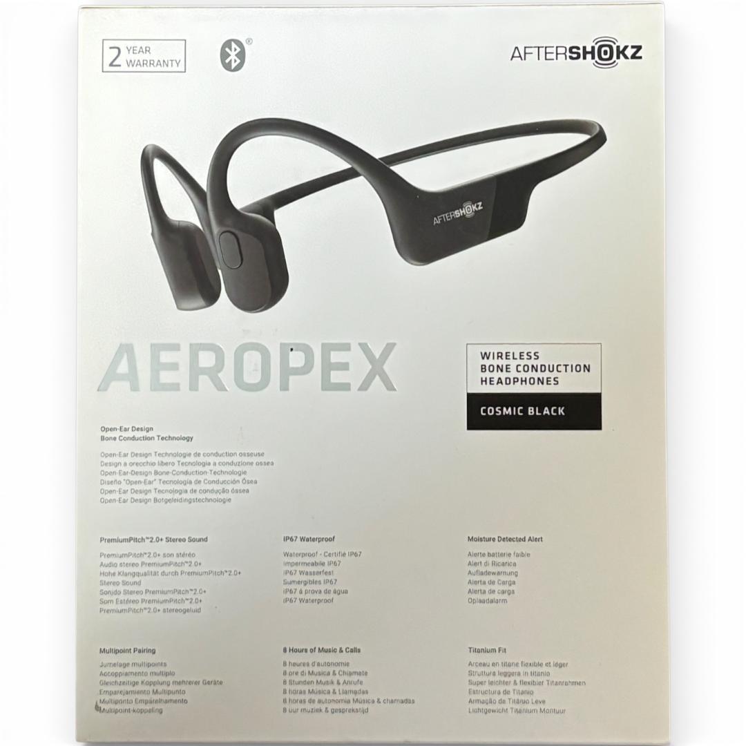 Shokz Aeropex AS800 骨伝導イヤホン スポーツベルト付