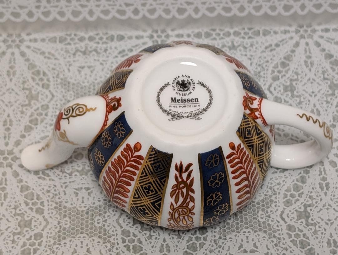 フランクリンミント社　ティー　ミニポット　マイセン　Meissen　インテリア