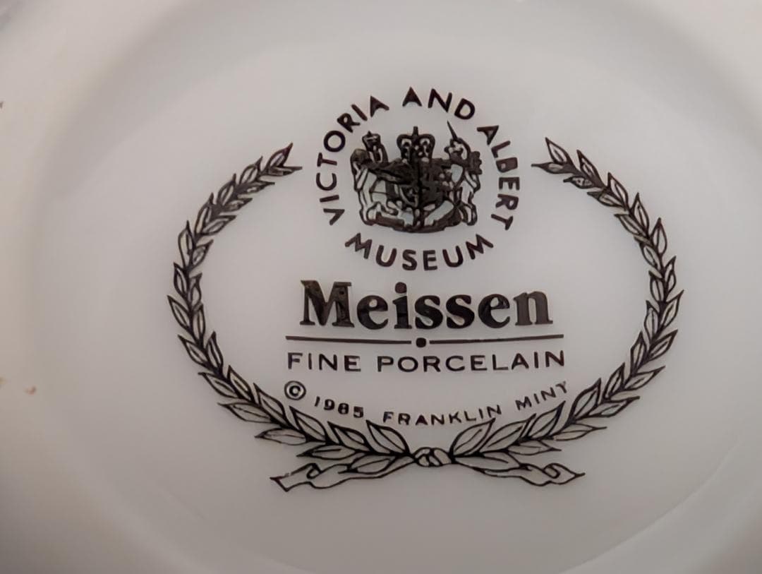 フランクリンミント社　ティー　ミニポット　マイセン　Meissen　インテリア