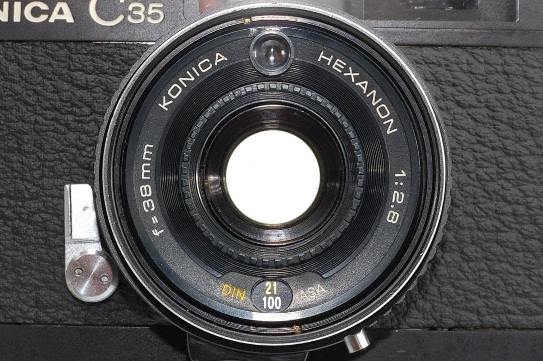 KONICA C35 ブラック Hexanon 38mm F2.8 美品