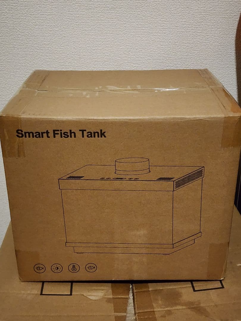 新品FiSH-α2 オールインワン スマート水槽 6.9L スマホ連携 自動給餌